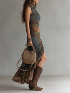 Elena | Vestido largo de un solo hombro