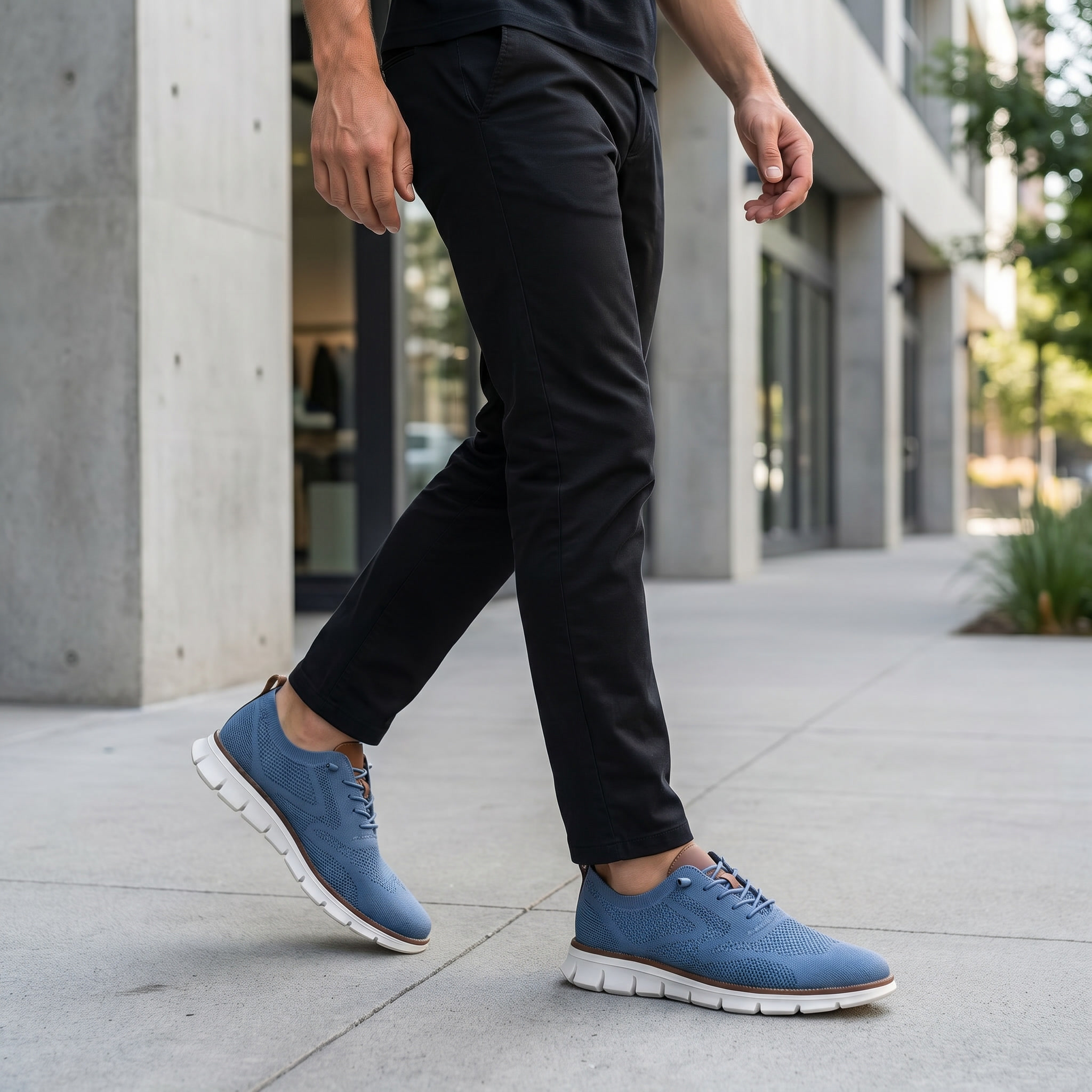 Álvaro – Zapatos de hombre en tejido de malla