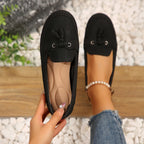 Julia - Mocasines de punta redonda para mujer
