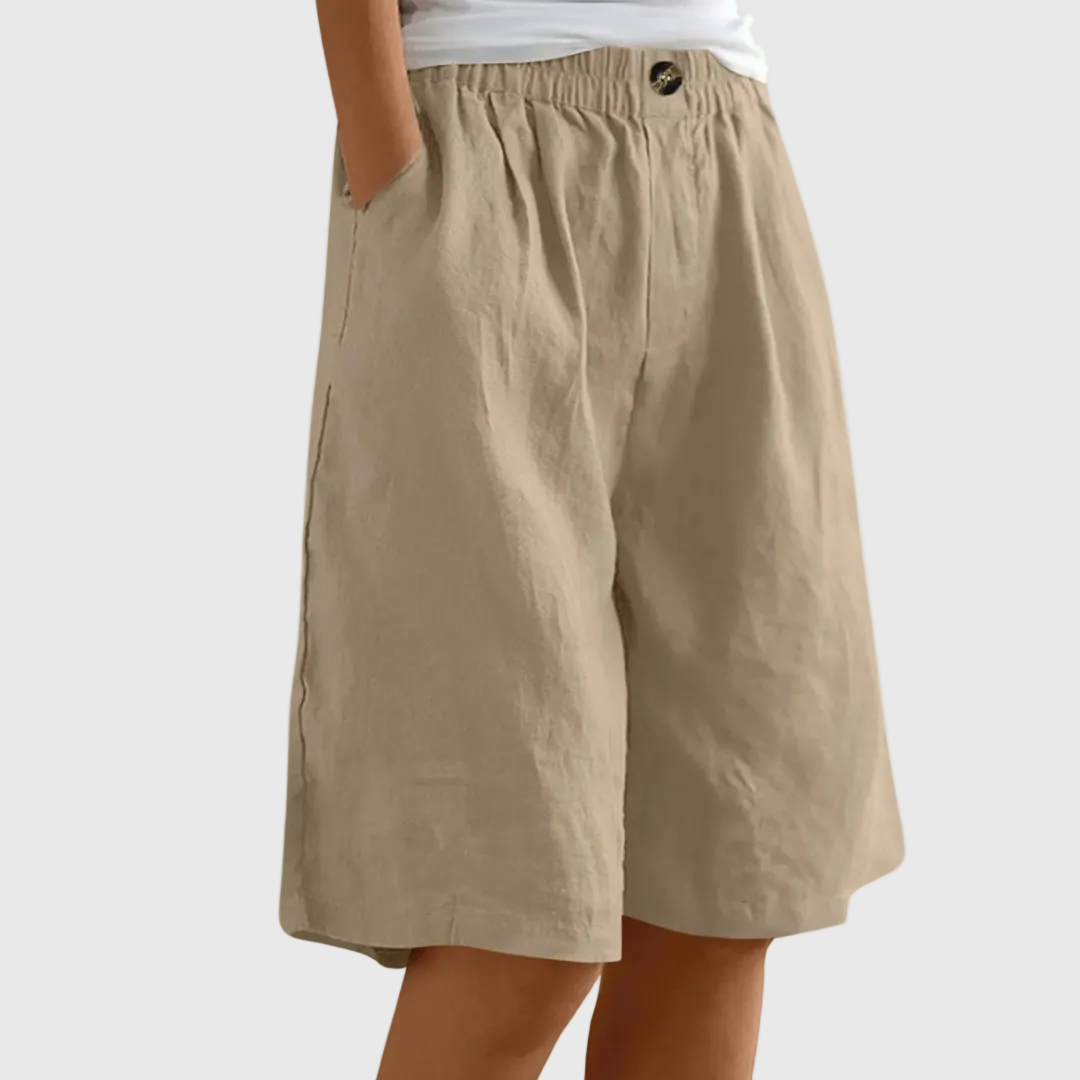 Delia | Shorts amplios de cintura elástica Ella