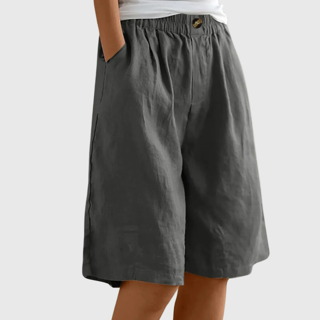 Delia | Shorts amplios de cintura elástica Ella