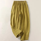Amalia | Pantalón fluido de algodón y lino