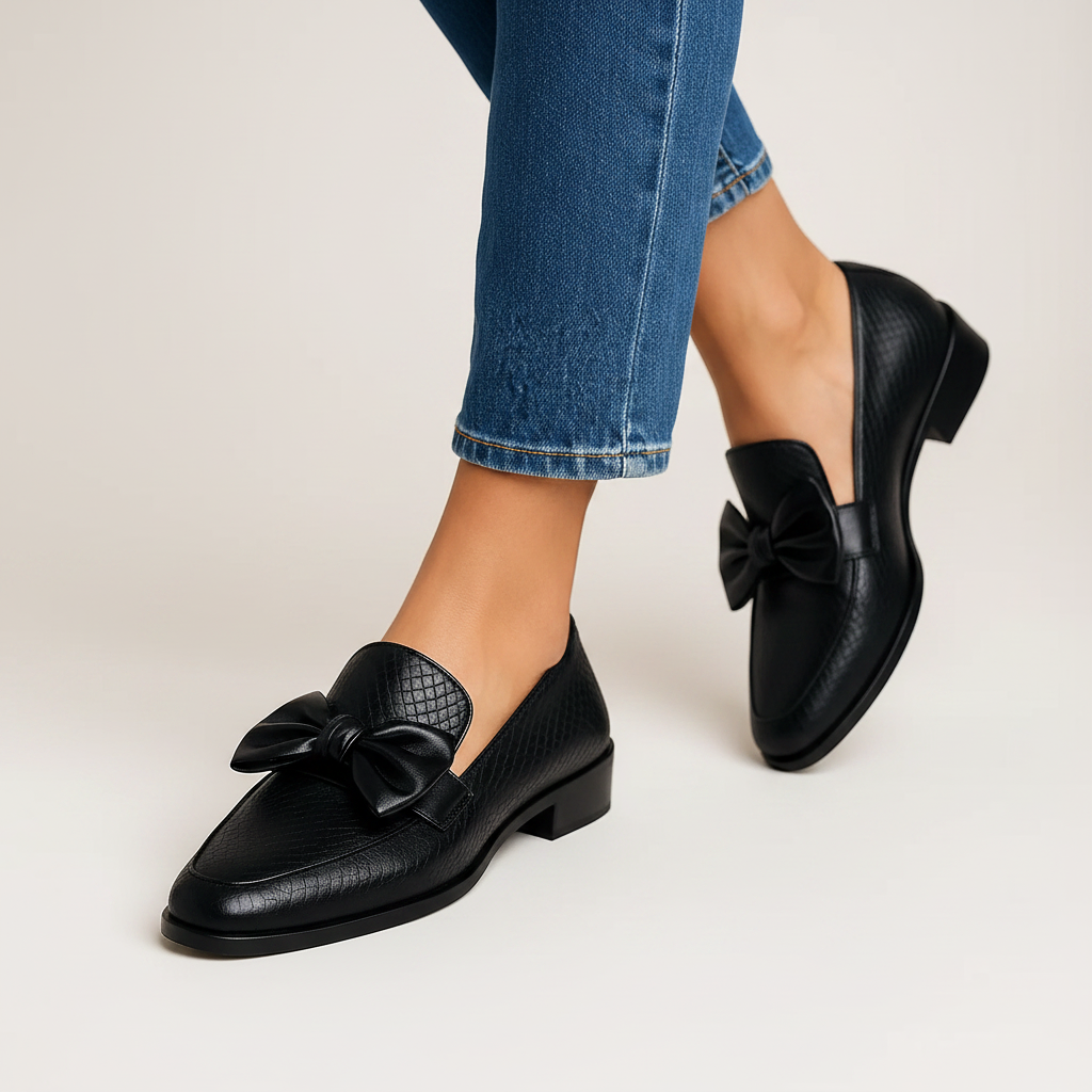 CLAUDIA | Mocasines elegantes con lazo