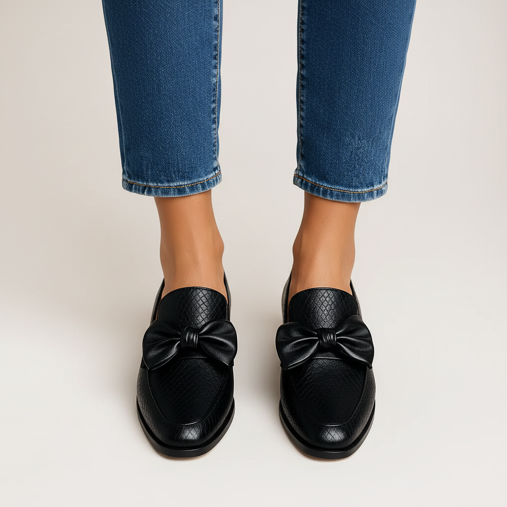 CLAUDIA | Mocasines elegantes con lazo