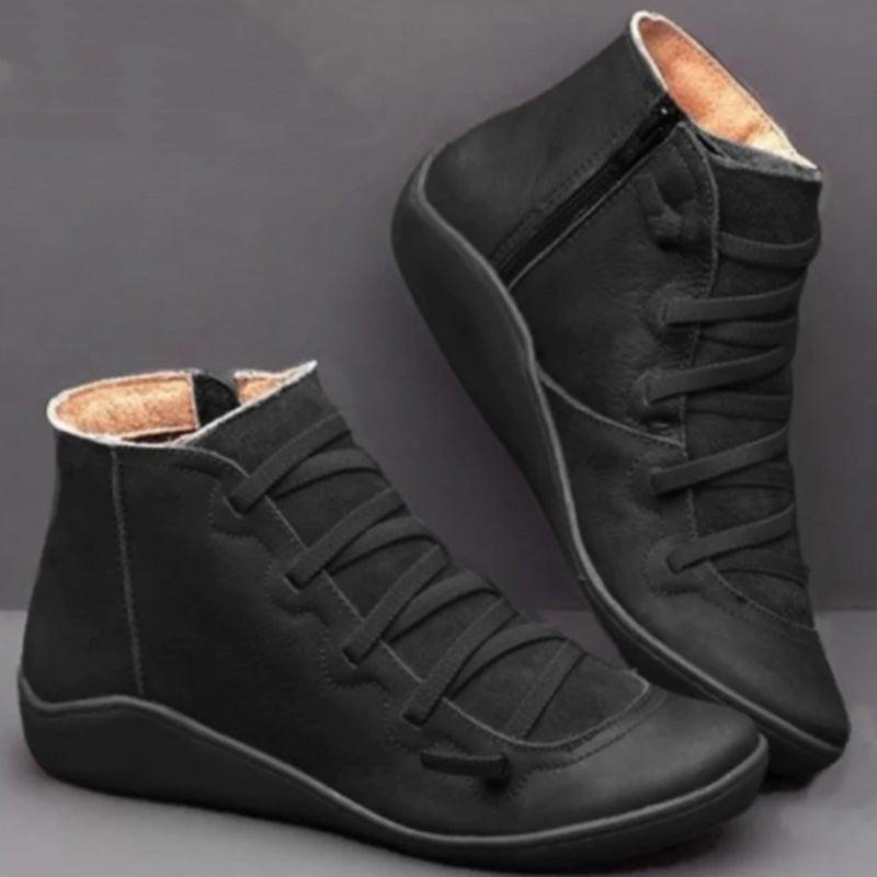 Julia - Bota cómoda Ancha, con soporte y apta para la artrosis (Oferta temporal: 1+1 gratis)