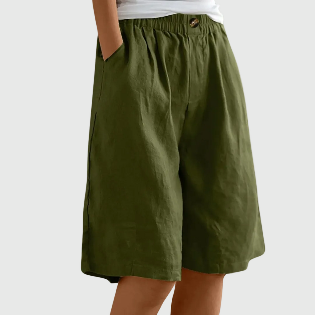 Delia | Shorts amplios de cintura elástica Ella