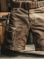 Rodrigo | Shorts cargo retro con múltiples bolsillos
