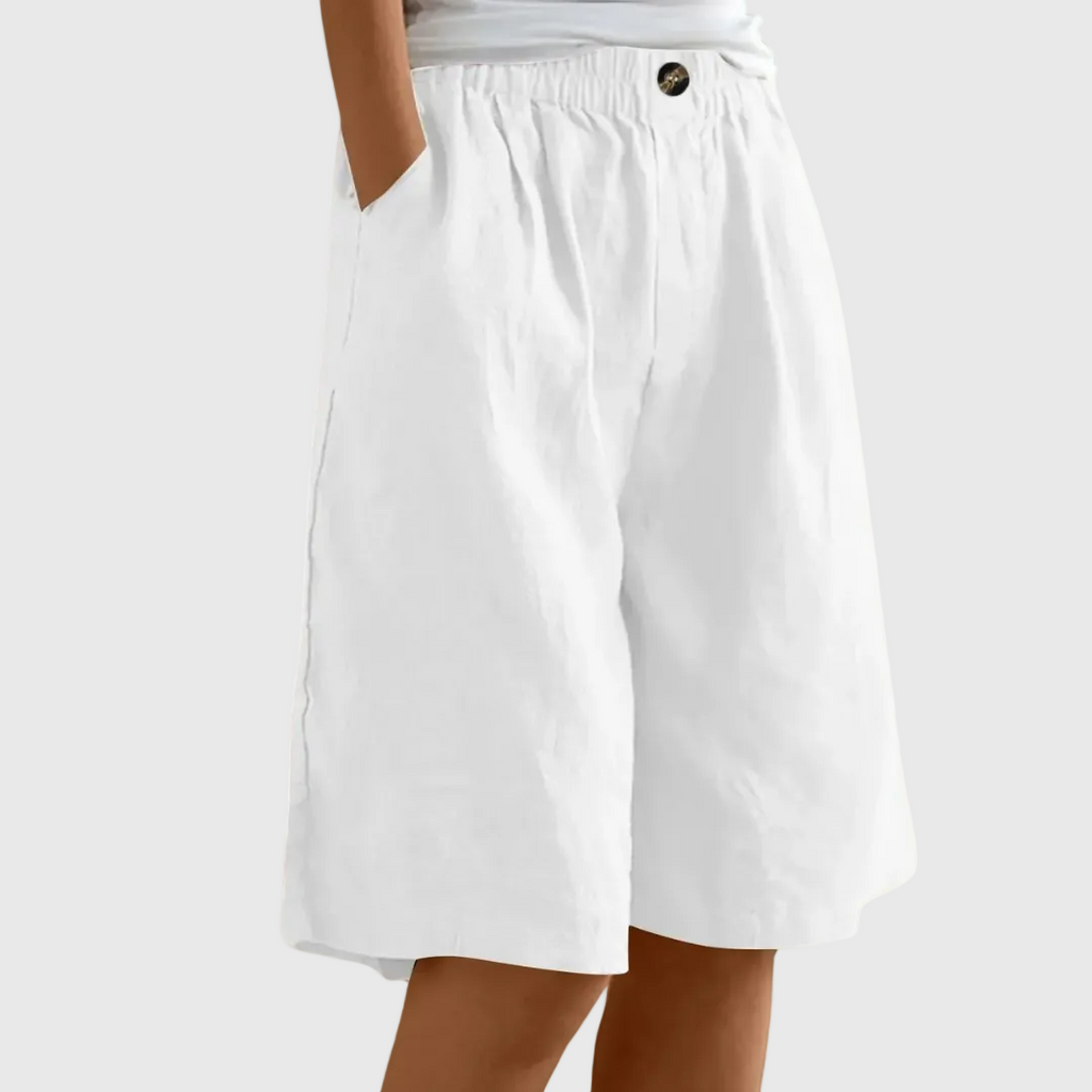 Delia | Shorts amplios de cintura elástica Ella