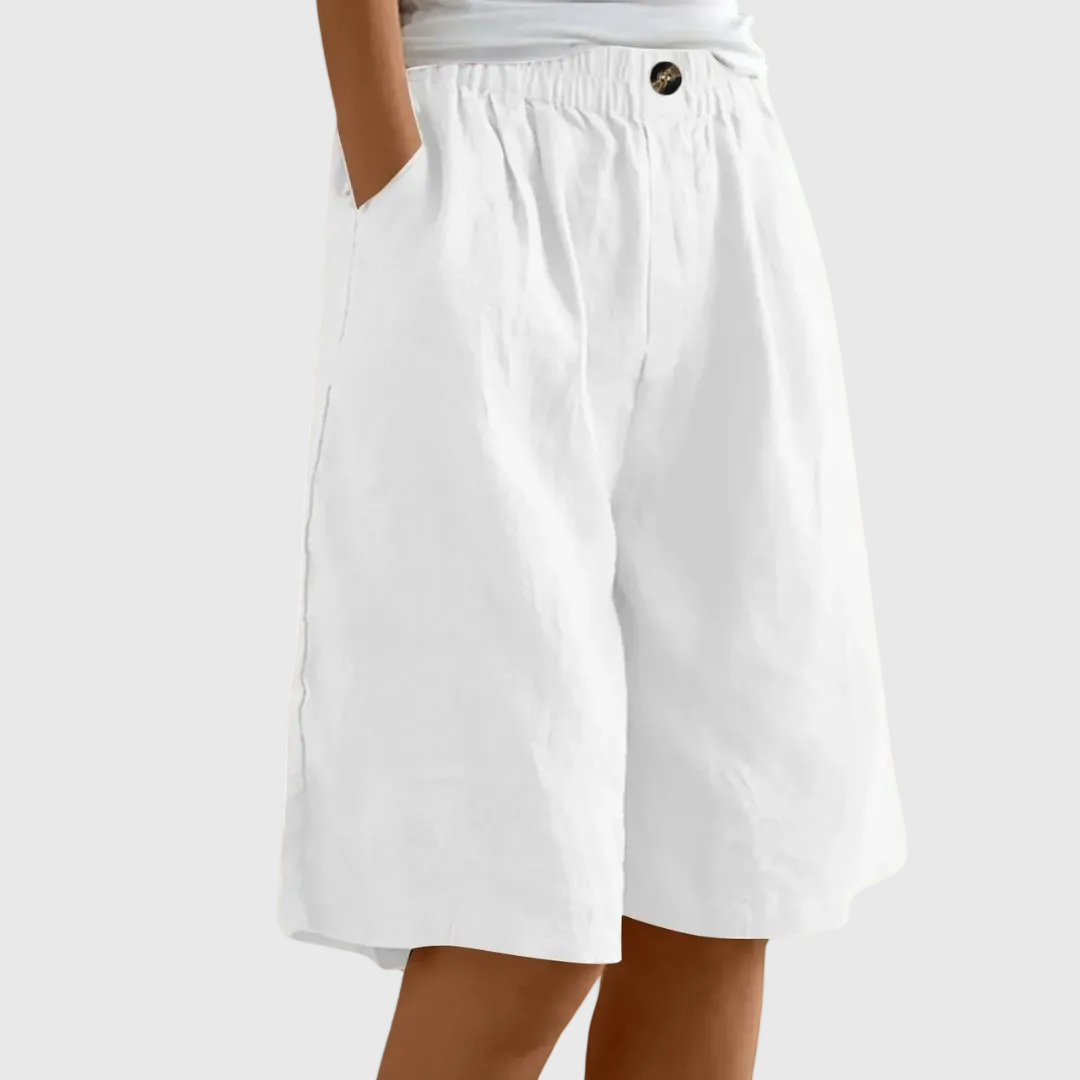 Delia | Shorts amplios de cintura elástica Ella