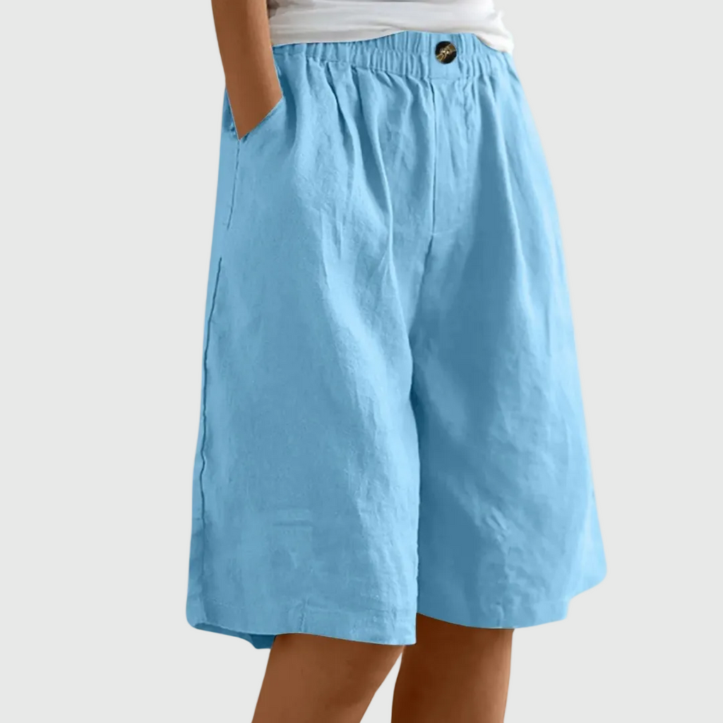 Delia | Shorts amplios de cintura elástica Ella