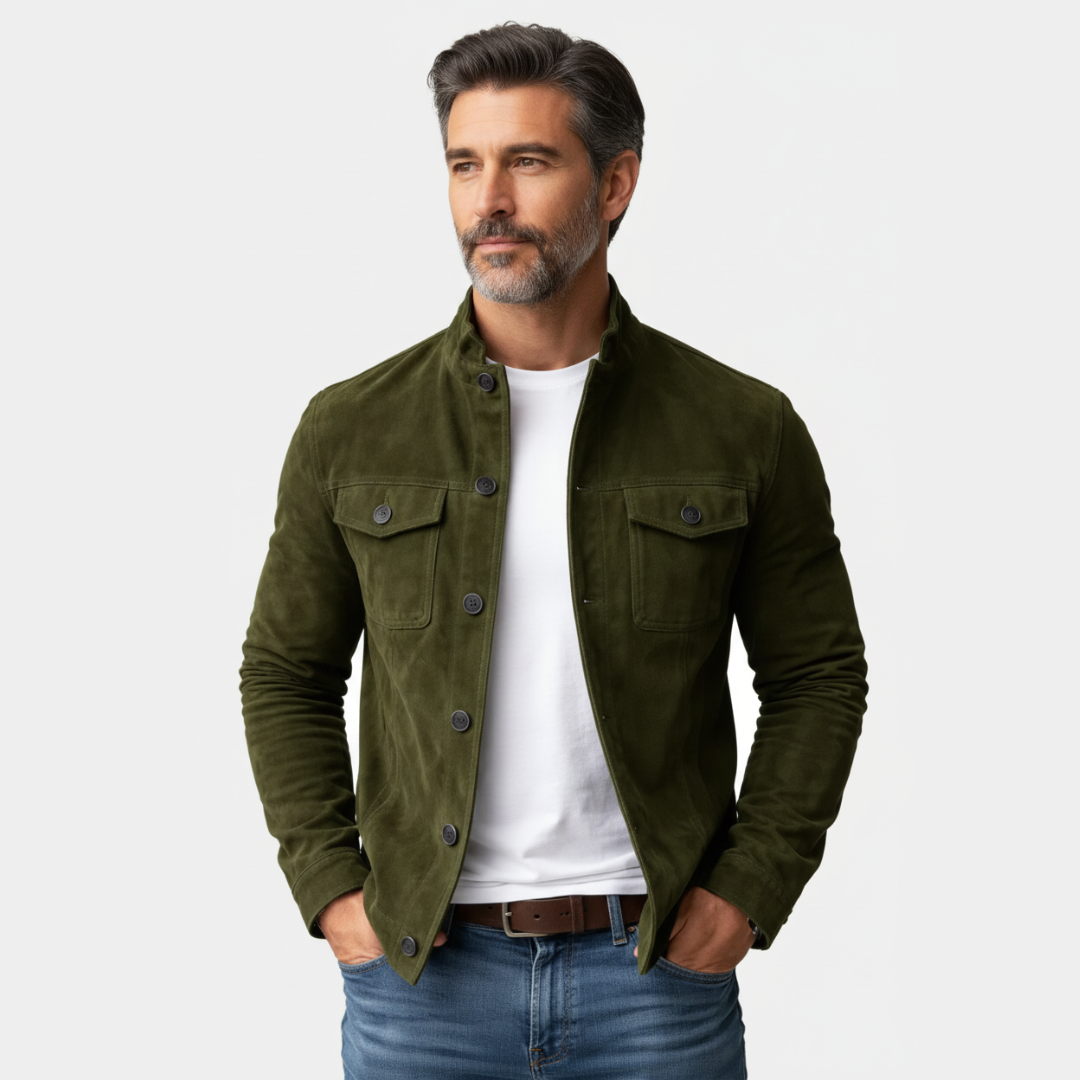 Mateo | Chaqueta de ante Oltrarno