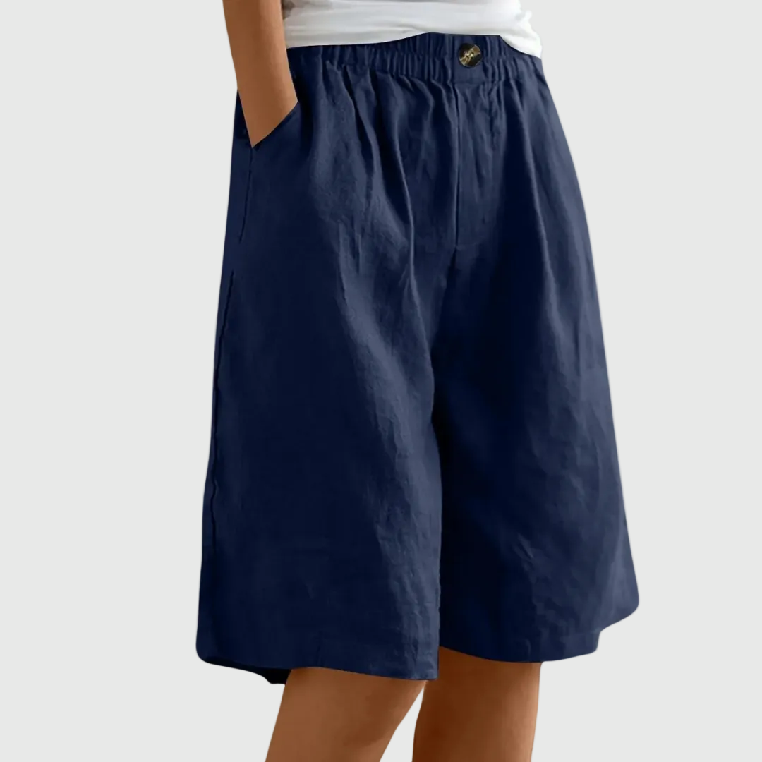 Delia | Shorts amplios de cintura elástica Ella