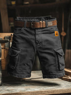 Rodrigo | Shorts cargo retro con múltiples bolsillos