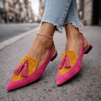Eliza | Sandalias con tiras y pompones