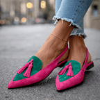 Eliza | Sandalias con tiras y pompones
