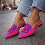 Eliza | Sandalias con tiras y pompones
