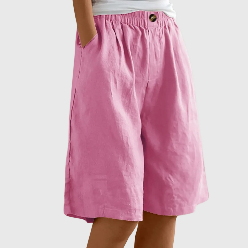 Delia | Shorts amplios de cintura elástica Ella