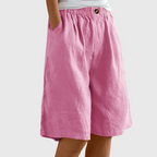 Delia | Shorts amplios de cintura elástica Ella