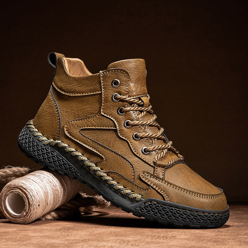 PABLO - botas de senderismo de cuero para hombre de alta calidad