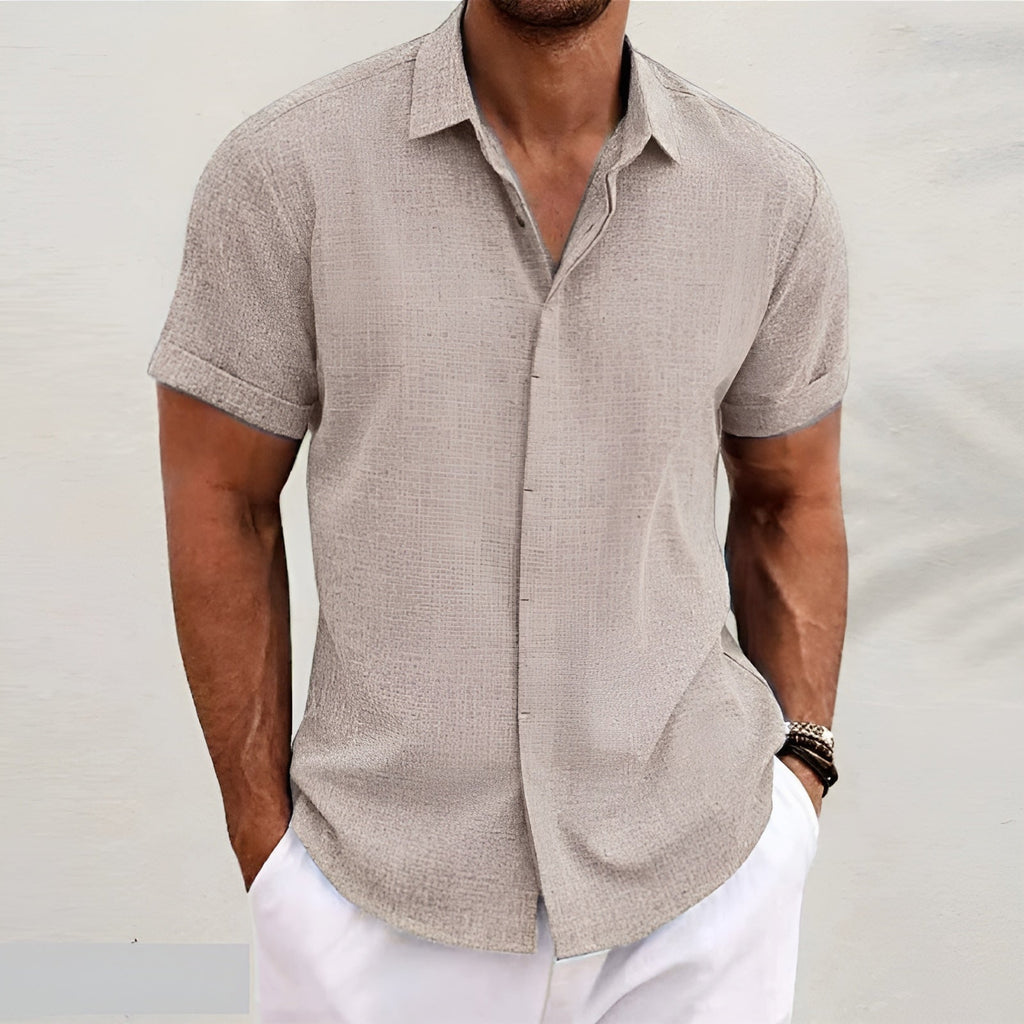 Aleandro | Polo de lino para verano – Ligero y transpirable