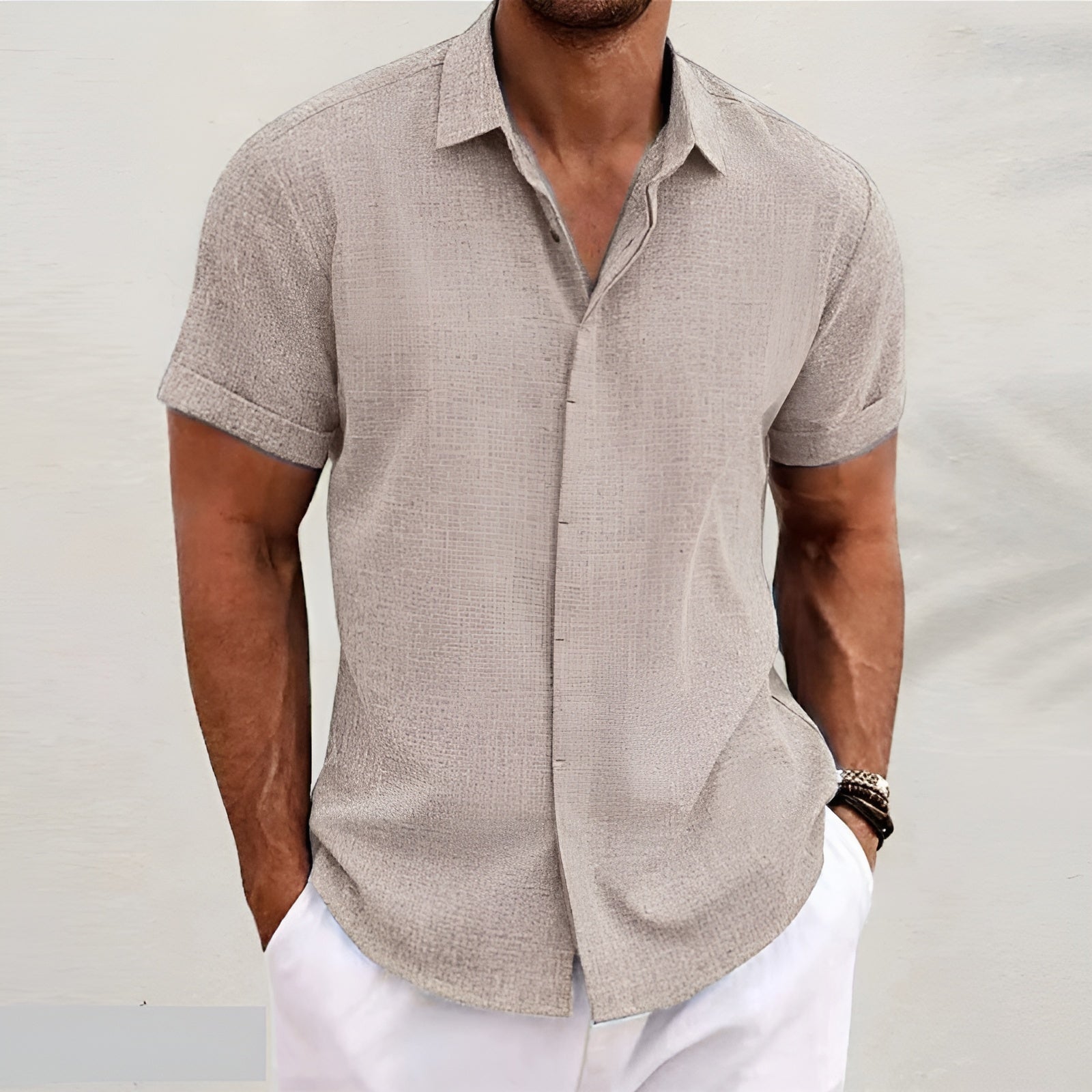 Aleandro | Polo de lino para verano – Ligero y transpirable