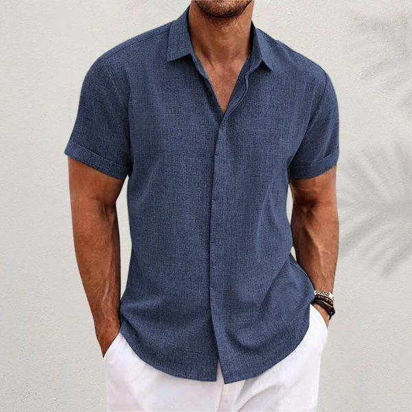 Aleandro | Polo de lino para verano – Ligero y transpirable