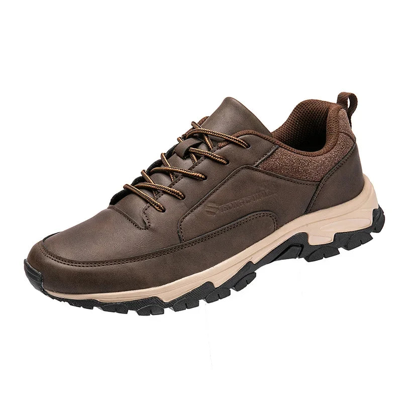 Mario - Zapatilla ortopédica de piel para hombre