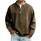 SAMY| Camisa Henley vintage