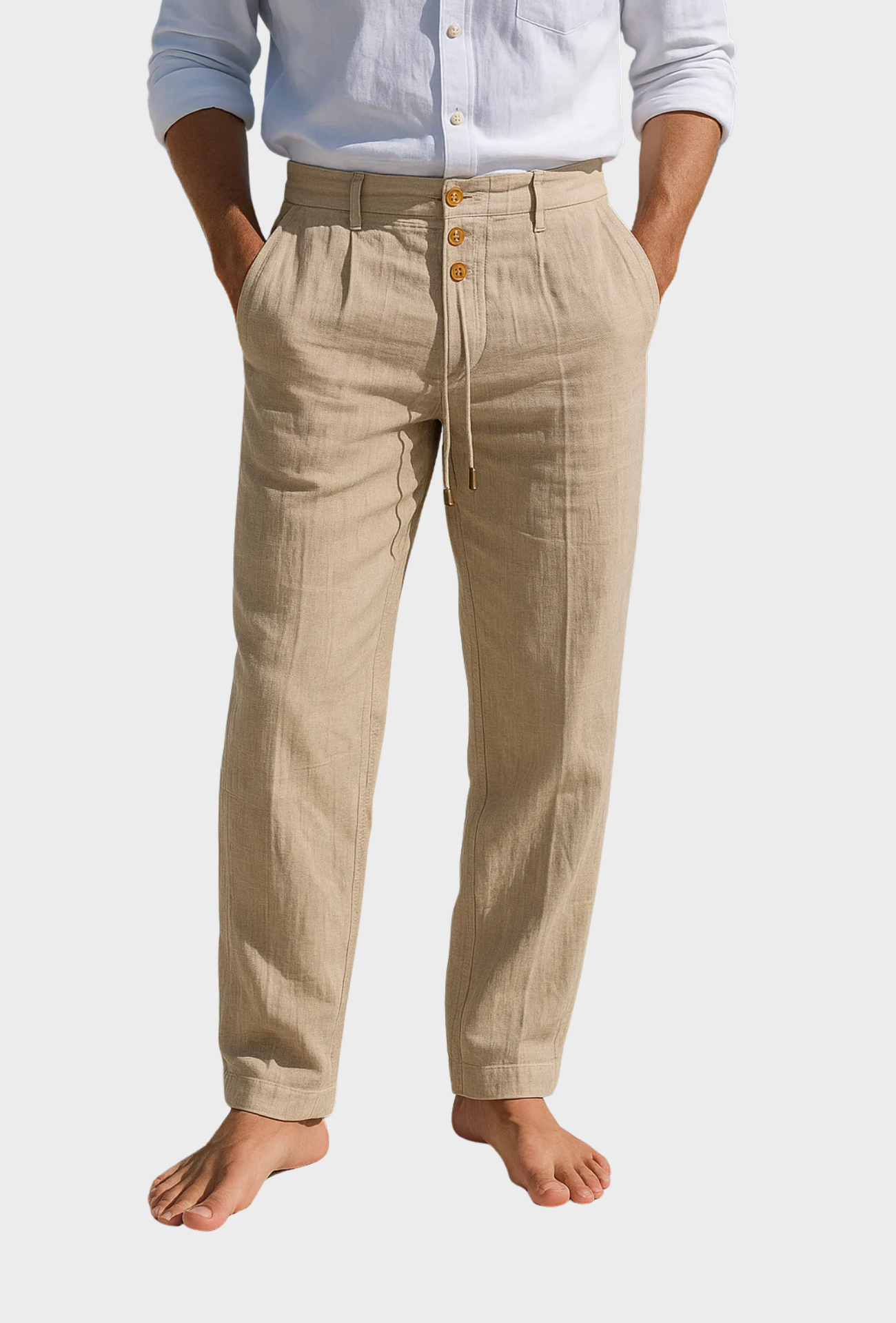 Lucas | PANTALONES DE VERANO DE LINO LIGERO