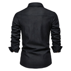 Camisa vaquera de algodón AdaptiveFit: Confeccionada para hombre