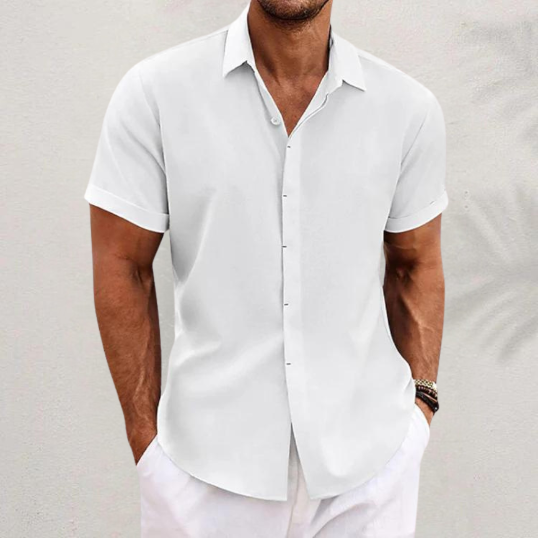 Aleandro | Polo de lino para verano – Ligero y transpirable
