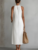 JIMENA | VESTIDO MIDI DE LINO