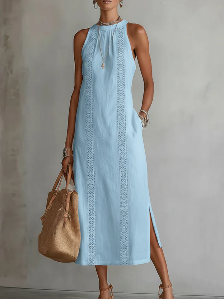 JIMENA | VESTIDO MIDI DE LINO
