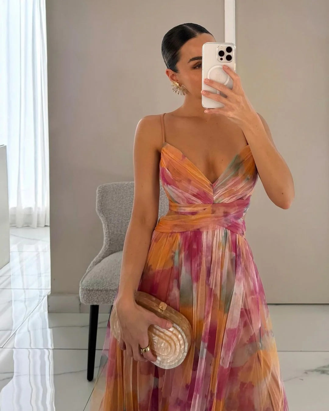 Josefina  | Vestido largo Floral Elegante (¡EDICIÓN LIMITADA!)