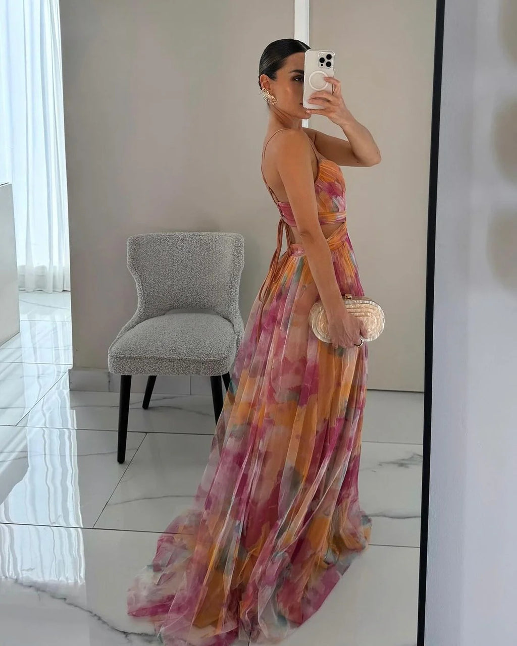 Josefina  | Vestido largo Floral Elegante (¡EDICIÓN LIMITADA!)