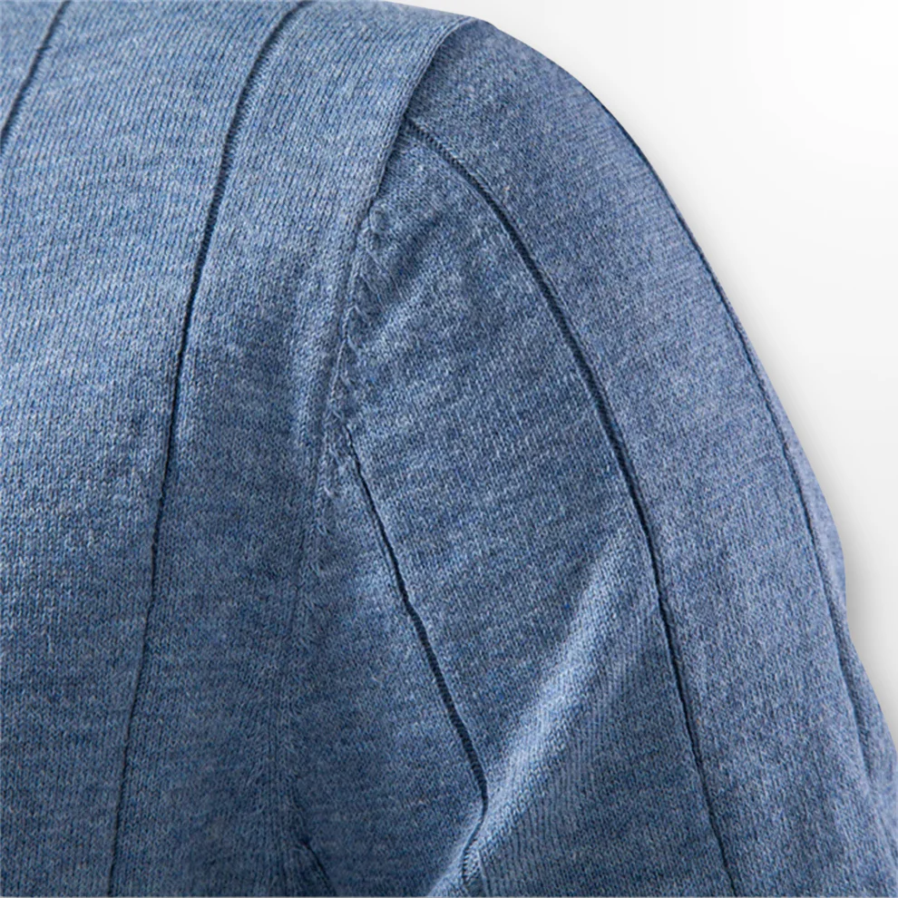 Luca | Camiseta de canalé de lujo
