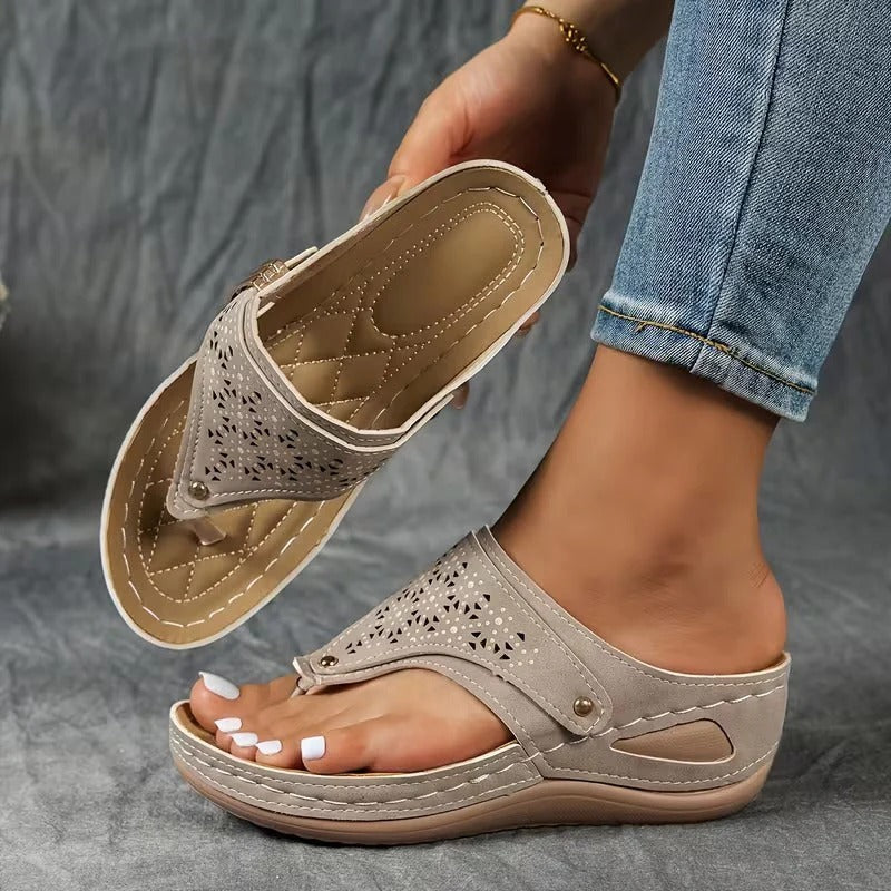 Beatriz | Sandalias de cuña cómodas y con buen soporte