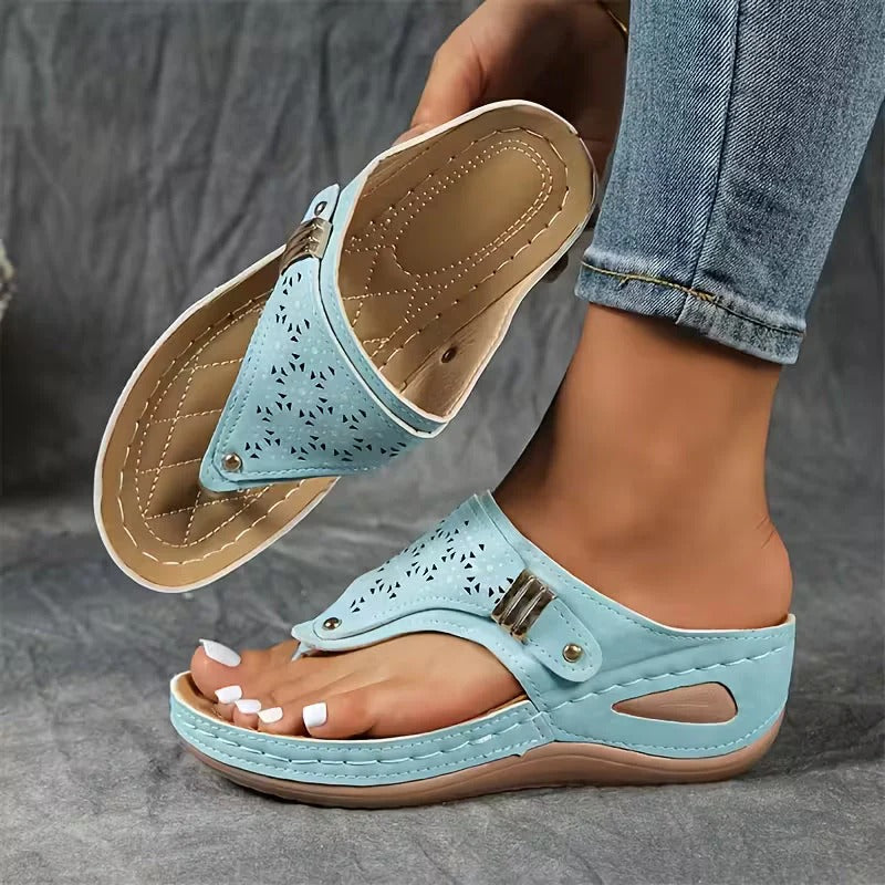 Beatriz | Sandalias de cuña cómodas y con buen soporte