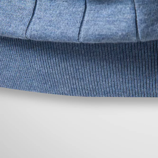 Luca | Camiseta de canalé de lujo