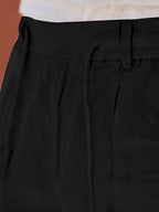Pablo | PANTALONES DE LINO DE PIERNA ANCHA CON CORDÓN