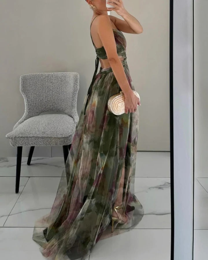 Josefina  | Vestido largo Floral Elegante (¡EDICIÓN LIMITADA!)