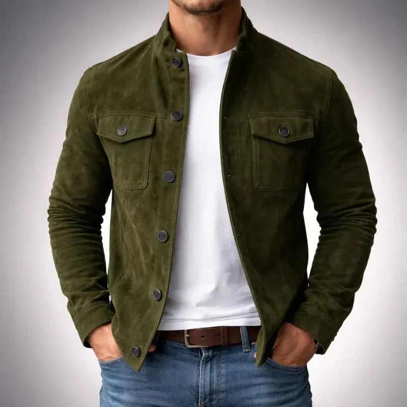 Mateo | Chaqueta de ante Oltrarno