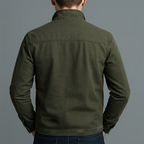 David | Chaqueta vintage de algodón con cremallera