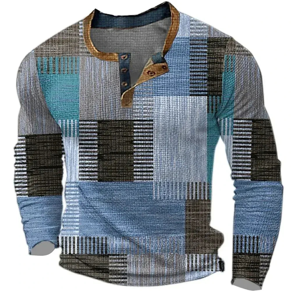 Oscar | Camisa de retazos colorida para hombre