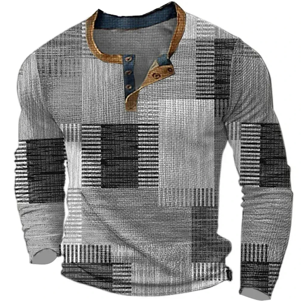 Oscar | Camisa de retazos colorida para hombre