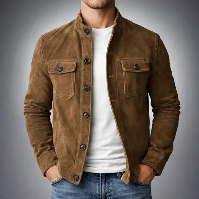 Mateo | Chaqueta de ante Oltrarno