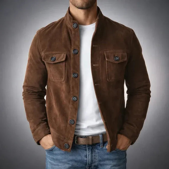 Mateo | Chaqueta de ante Oltrarno
