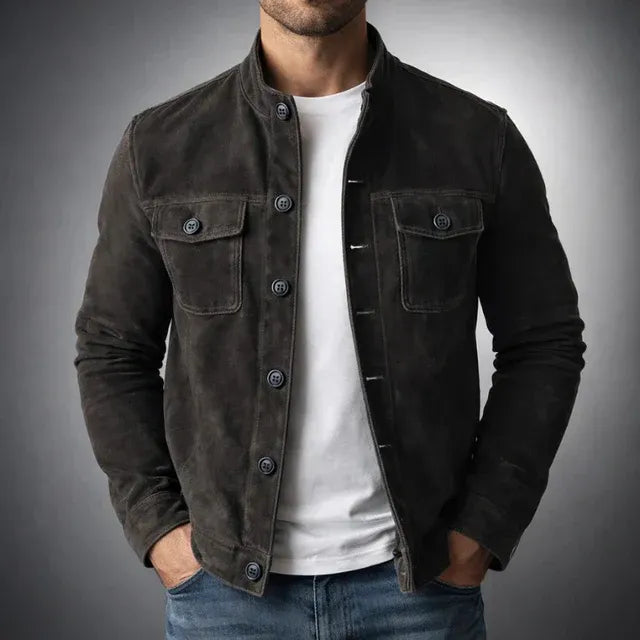 Mateo | Chaqueta de ante Oltrarno