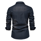 Camisa vaquera de algodón AdaptiveFit: Confeccionada para hombre